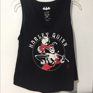 ⚫️Authentic Harley Quinn Strappy Tank Black 🔴